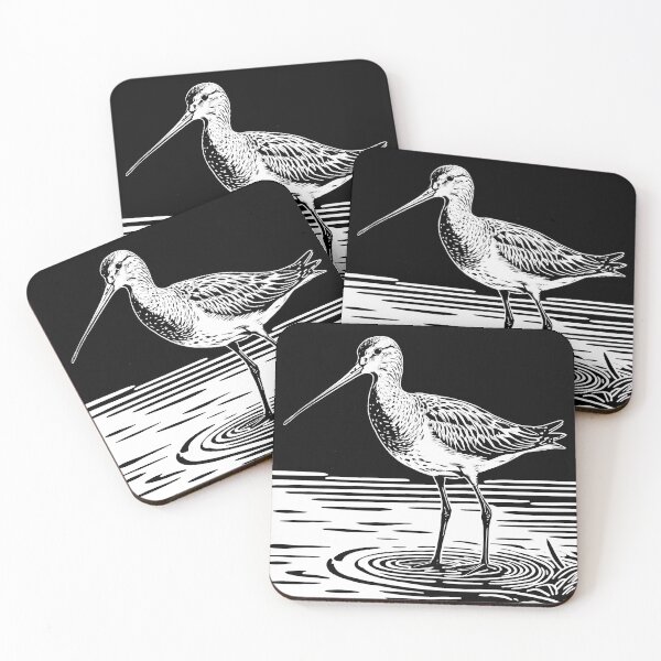 Item preview, Black-tailed godwit in the water designed and sold by Harry Wibier.