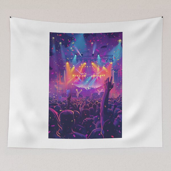 Item preview, Music Madness: The World of Festivals designed and sold by MidArtForge.