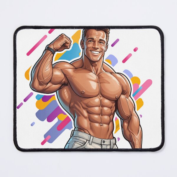 Item preview, New Series: Bodybuilder Sticker #45 designed and sold by ForeverPrintsOK.