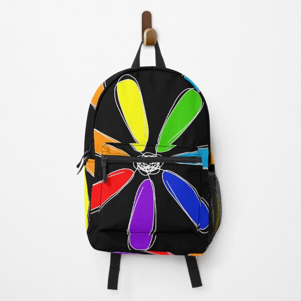 Item preview, Geometric flower with rainbow colors designed and sold by Stefrait-7.