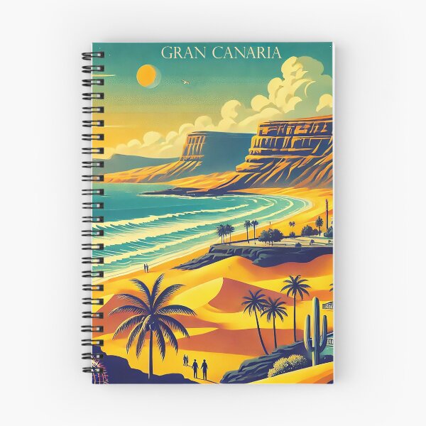 Item preview, Gran Canaria Coastline | Retro 1960s Travel Poster designed and sold by AlexandruStoian.