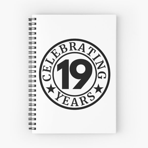 Item preview, 19th Birthday - Celebrating 19 Years Anniversary Milestone designed and sold by highflycrafts.