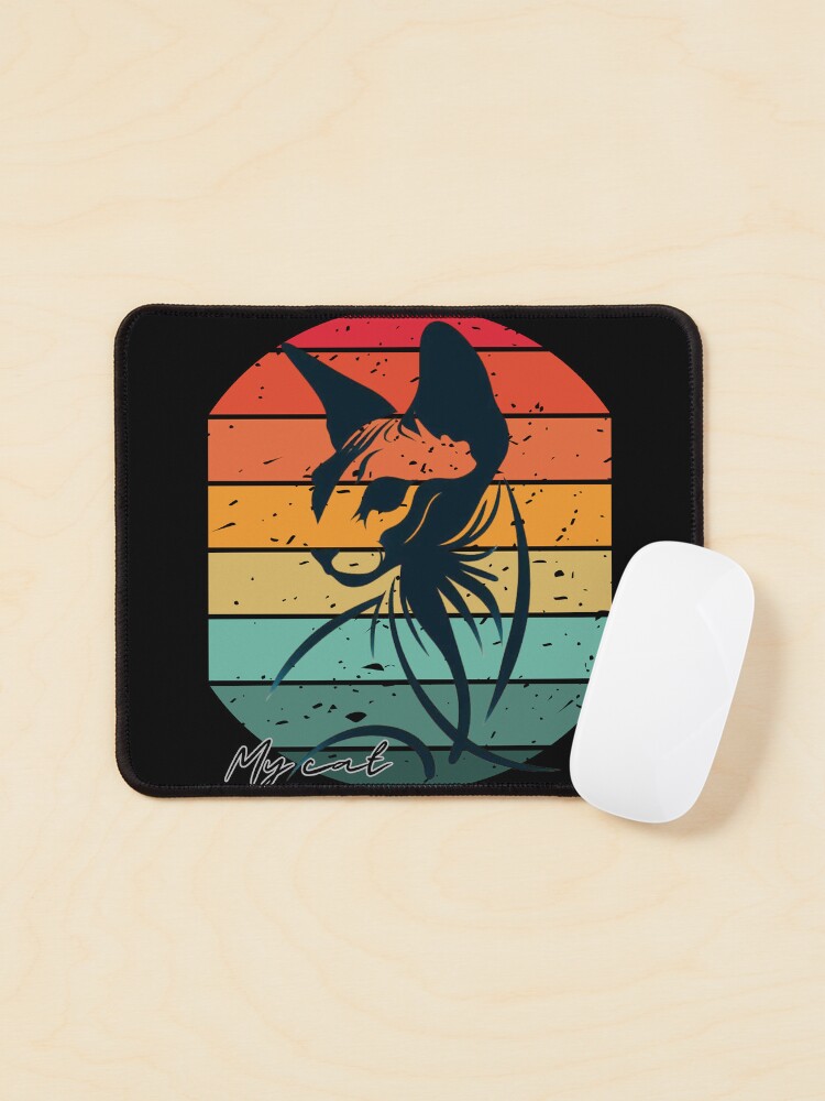 Thumbnail 1 of 5, Mouse Pad, Sphinx cat designed and sold by MudMaster.