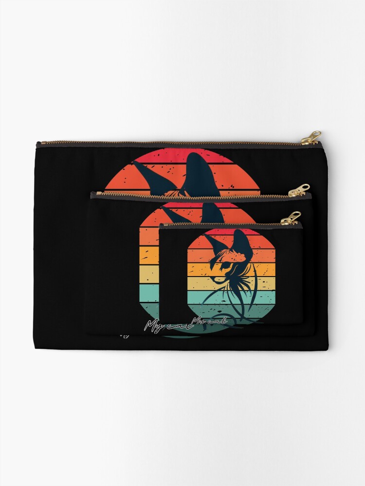 Thumbnail 2 of 4, Zipper Pouch, Sphinx cat designed and sold by MudMaster.