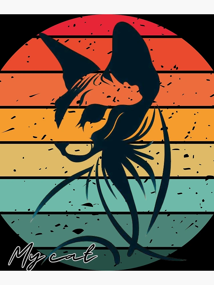 Thumbnail 3 of 3, Poster, Sphinx cat designed and sold by MudMaster.