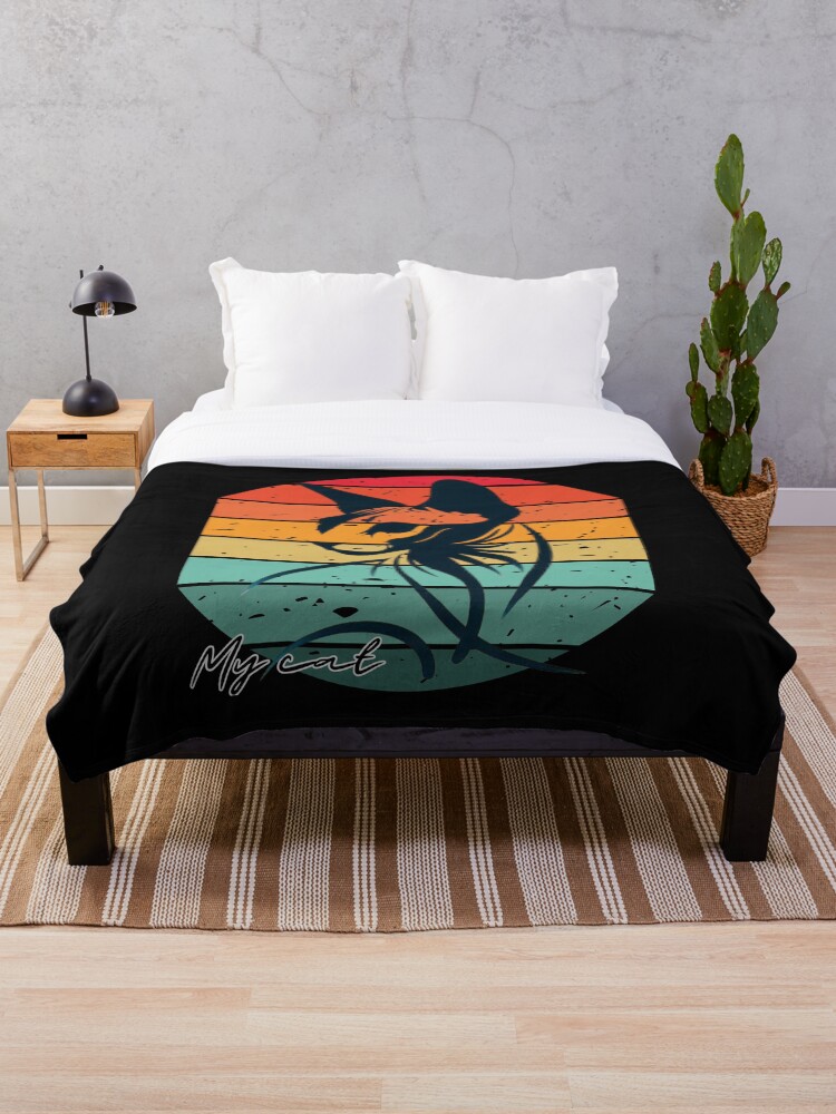 Thumbnail 1 of 6, Throw Blanket, Sphinx cat designed and sold by MudMaster.