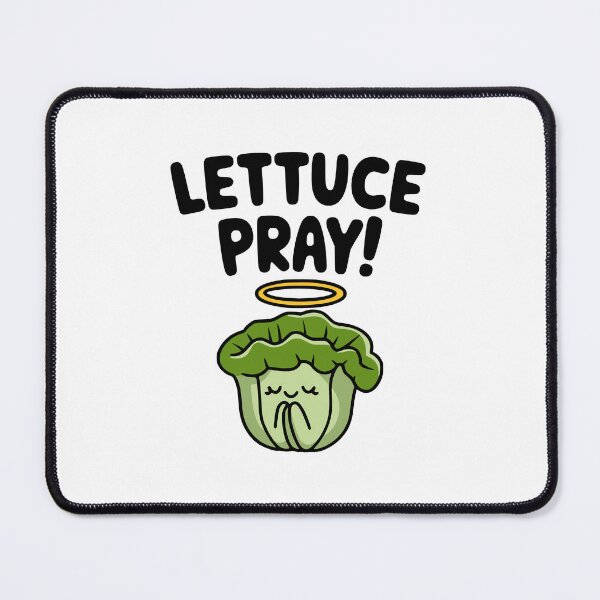 Item preview, Funny Lettuce Pun! Lettuce Pray! designed and sold by PMCreative.