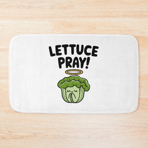 Item preview, Funny Lettuce Pun! Lettuce Pray! designed and sold by PMCreative.