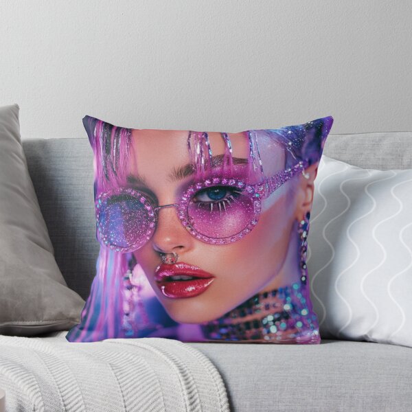 Item preview, Realistic cyber web space design girl colorful designed and sold by pinkuardesign.