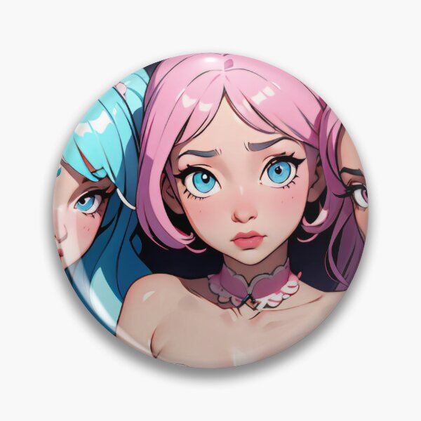 Item preview, Enchanting Trio: Coquette Anime Charm designed and sold by ZipperDragon88.