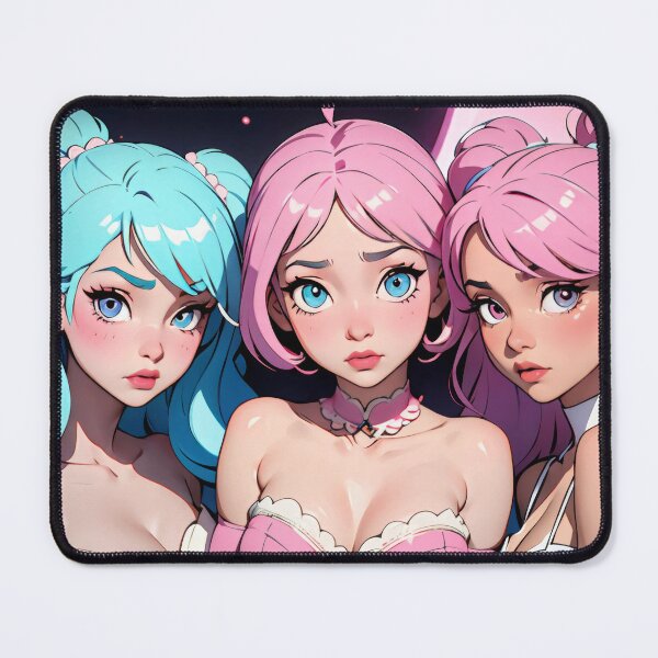 Item preview, Enchanting Trio: Coquette Anime Charm designed and sold by ZipperDragon88.