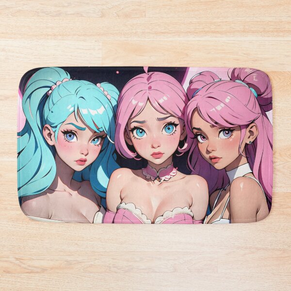 Item preview, Enchanting Trio: Coquette Anime Charm designed and sold by ZipperDragon88.