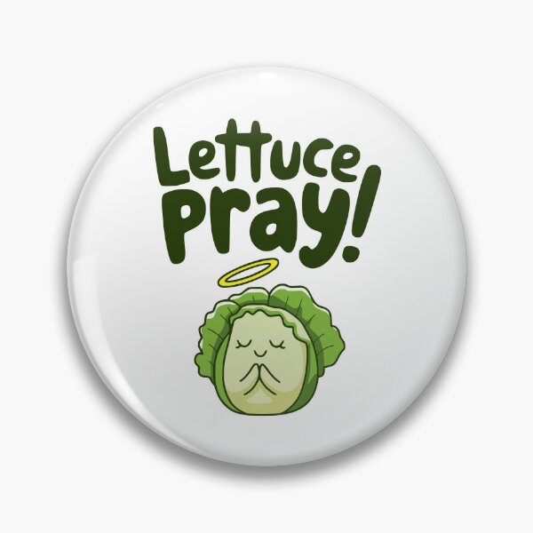 Item preview, Cute Lettuce Pun! Lettuce Pray! designed and sold by PMCreative.