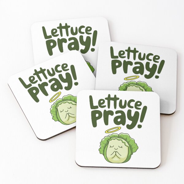 Item preview, Cute Lettuce Pun! Lettuce Pray! designed and sold by PMCreative.