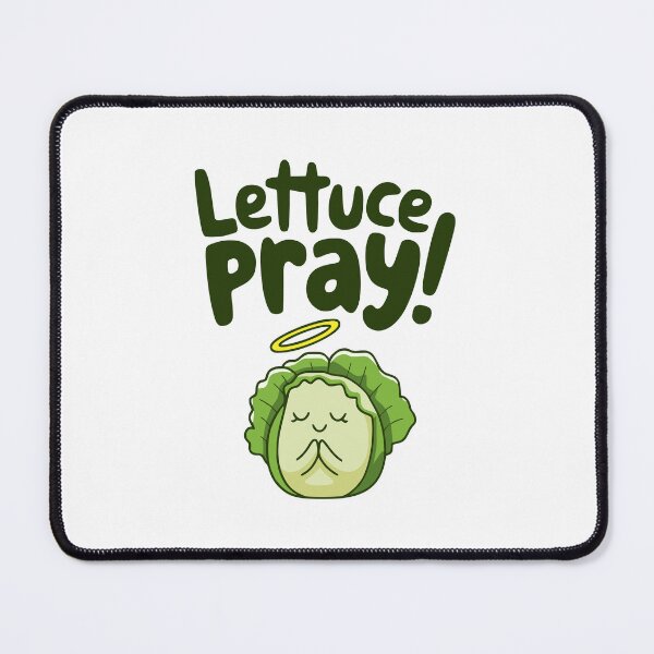 Item preview, Cute Lettuce Pun! Lettuce Pray! designed and sold by PMCreative.
