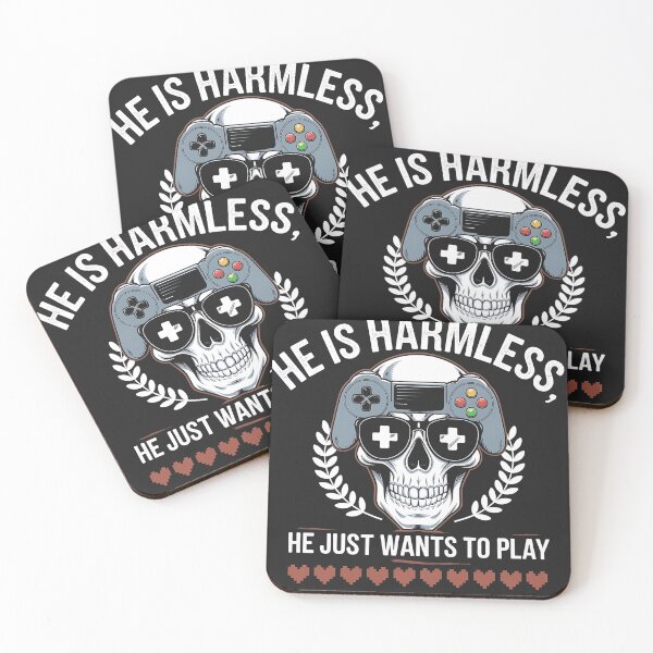 Item preview, He is Harmless He Just Wants To Play designed and sold by universe-hold ⭐⭐⭐⭐⭐.