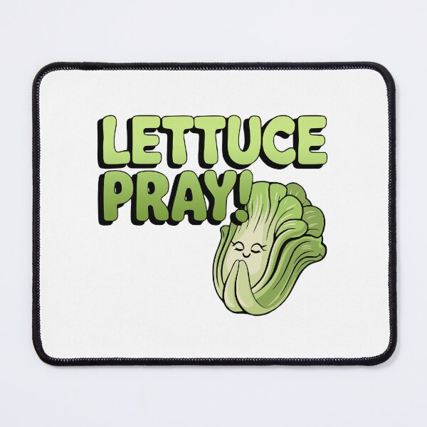 Item preview, Lettuce Pray! Cute Religious Lettuce Pun designed and sold by PMCreative.
