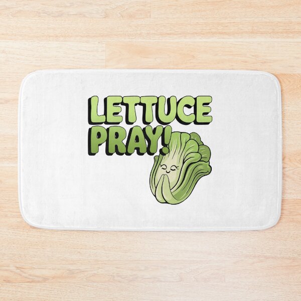 Item preview, Lettuce Pray! Cute Religious Lettuce Pun designed and sold by PMCreative.