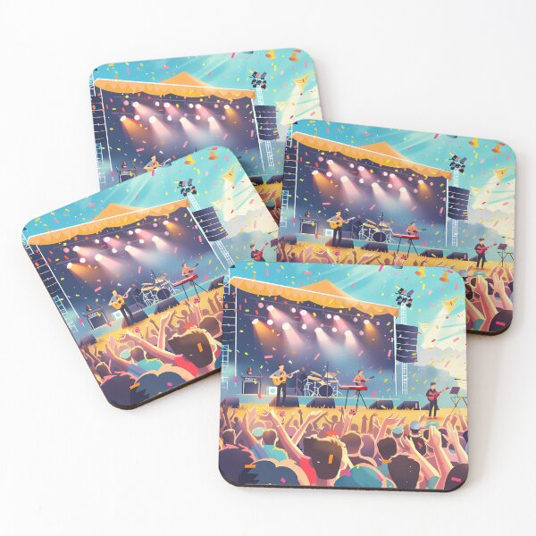 Item preview, Music Madness: The World of Festivals designed and sold by MidArtForge.