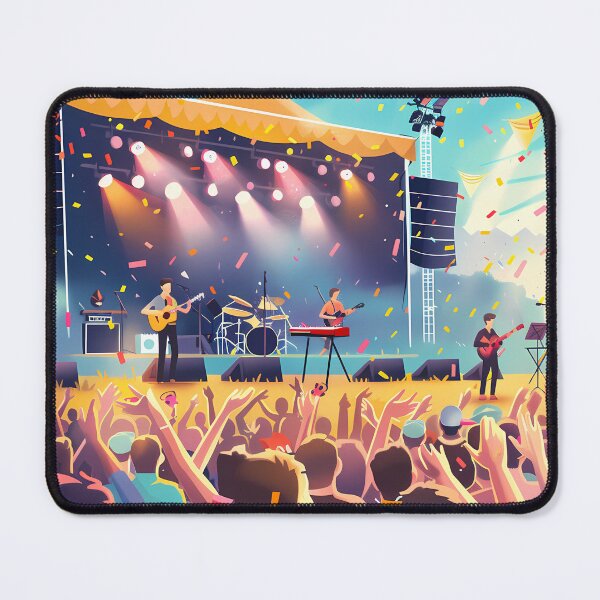 Item preview, Music Madness: The World of Festivals designed and sold by MidArtForge.
