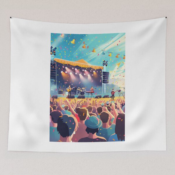 Item preview, Music Madness: The World of Festivals designed and sold by MidArtForge.