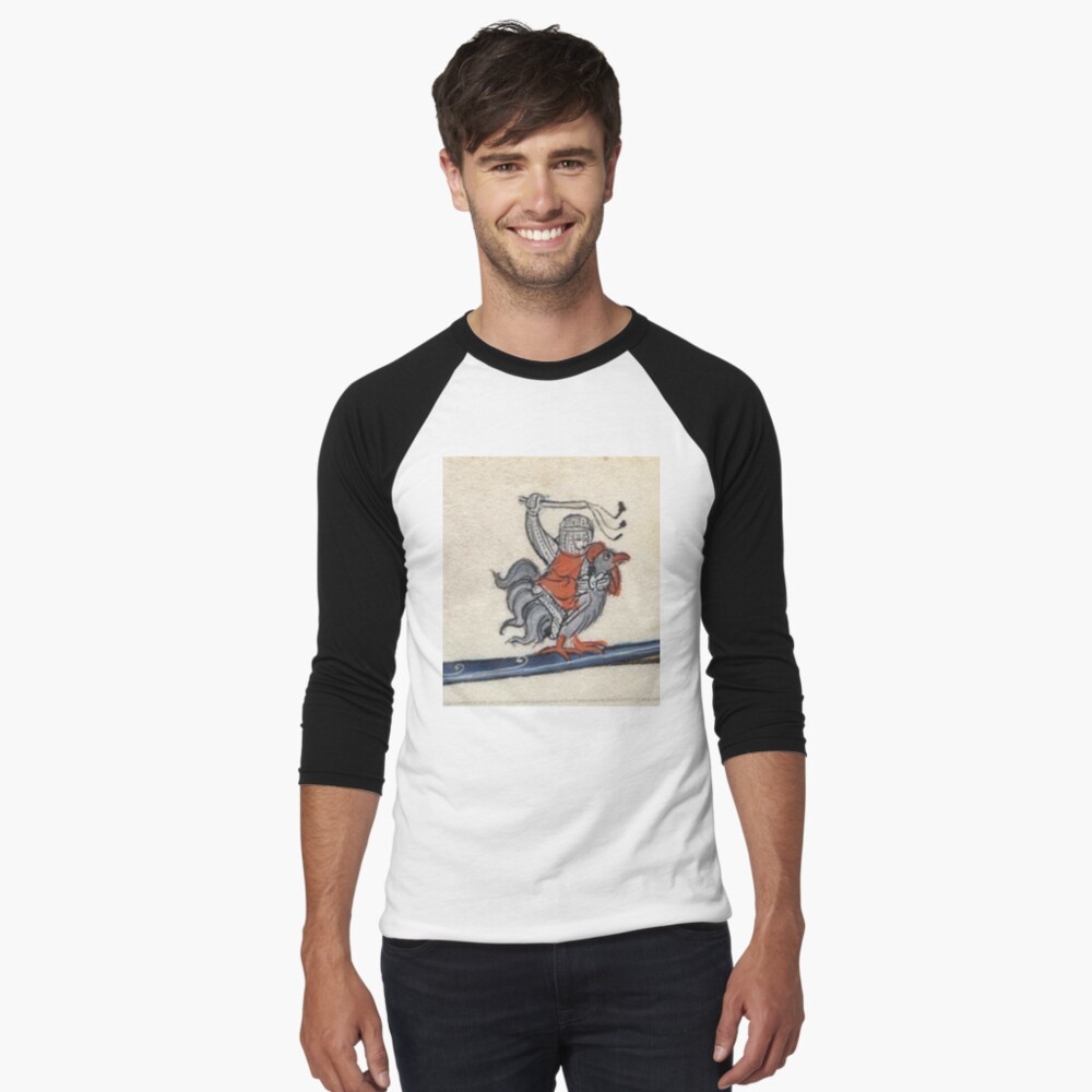 Vista previa del artículo con la obra «Camiseta ¾ estilo béisbol», diseñado y vendido por VintageManiac.