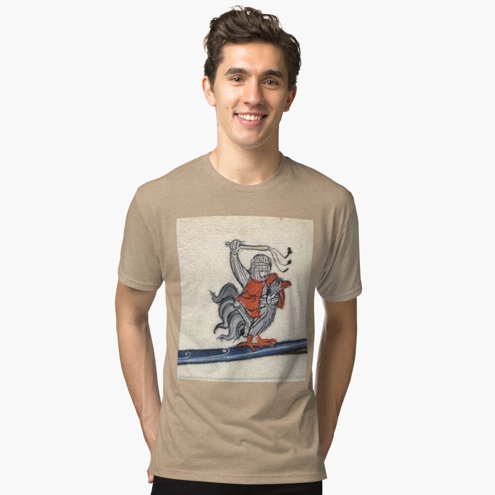 Vista previa del artículo con la obra «Camiseta de tejido mixto», diseñado y vendido por VintageManiac.
