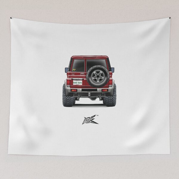 Item preview, land cruiser gxl j79 rear red  designed and sold by NaquashM.
