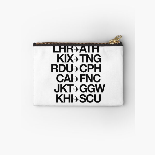 Aperçu de l'œuvre Codes d'aéroport créée et vendue par DesignsbyLouiza.