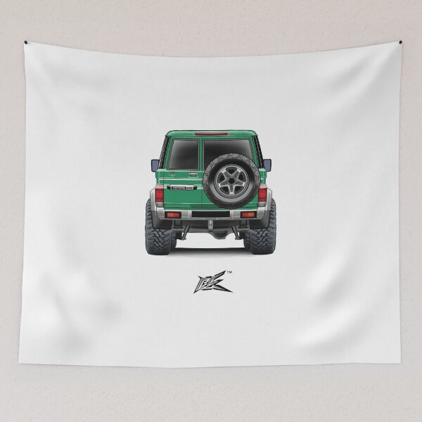 Item preview, land cruiser gxl j79 rear green  designed and sold by NaquashM.