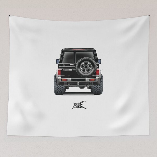 Item preview, land cruiser gxl j79 rear black  designed and sold by NaquashM.