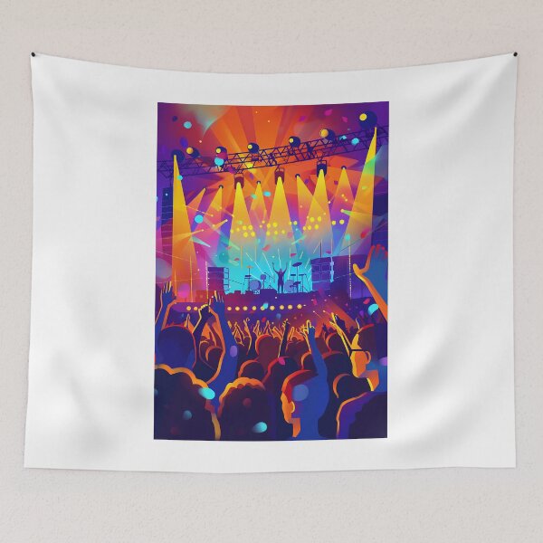 Item preview, Music Madness: The World of Festivals designed and sold by MidArtForge.