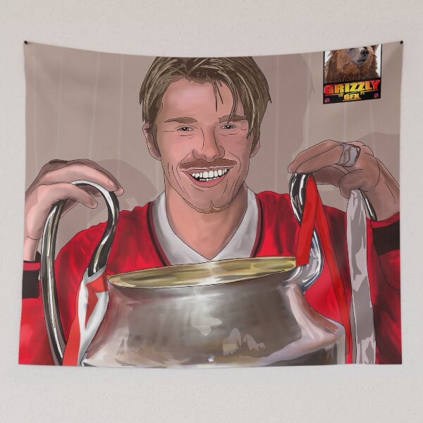 Item preview, David Beckham - 1999 Champions League Winner designed and sold by GrizzlyCollective.