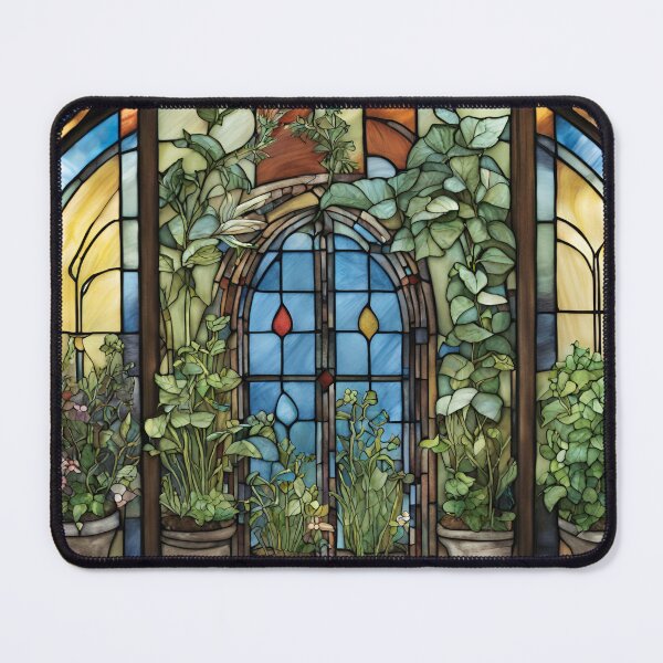 Item preview, Stained Glass Herb Garden designed and sold by StoryofPieces.