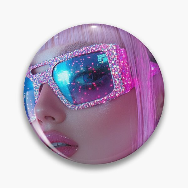 Item preview, Realistic cyber web space design girl colorful designed and sold by pinkuardesign.