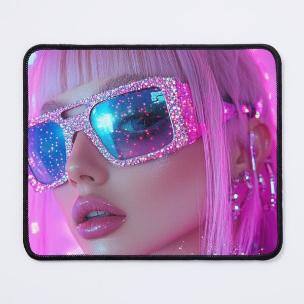 Item preview, Realistic cyber web space design girl colorful designed and sold by pinkuardesign.
