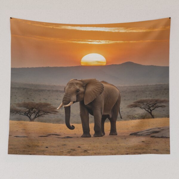 Item preview, The Traveling Elephant designed and sold by Collection de trésors .