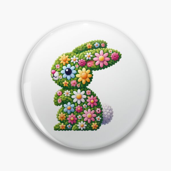Item preview, Floral Bunny Shaped Topiary Art designed and sold by Chokhdi289shop.