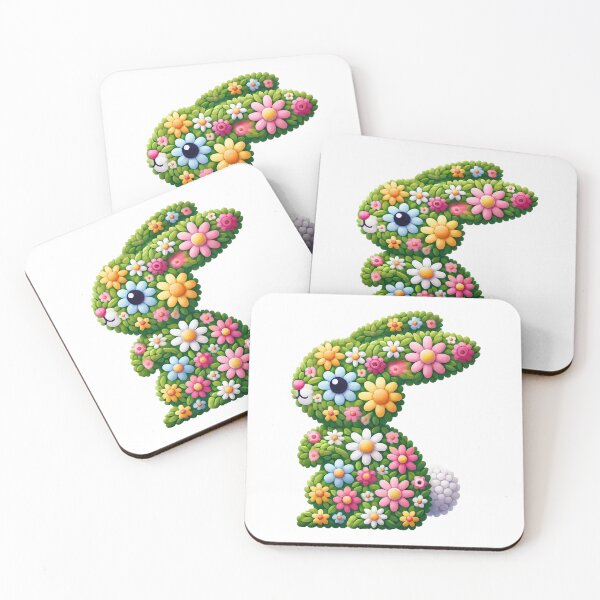 Item preview, Floral Bunny Shaped Topiary Art designed and sold by Chokhdi289shop.