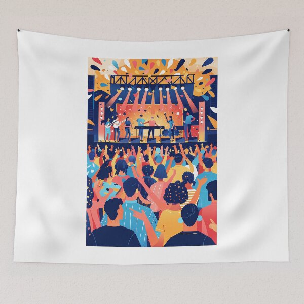 Item preview, Music Madness: The World of Festivals designed and sold by MidArtForge.