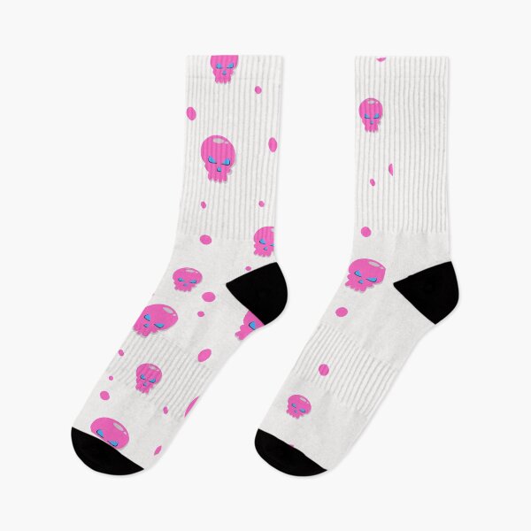 Item preview, Skull pattern - pink & blue designed and sold by DesignCollectiv.