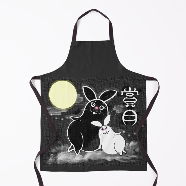 Item preview, Cute bunnies (Rabbits) - Enjoying the moonlight designed and sold by Shirley cute art .