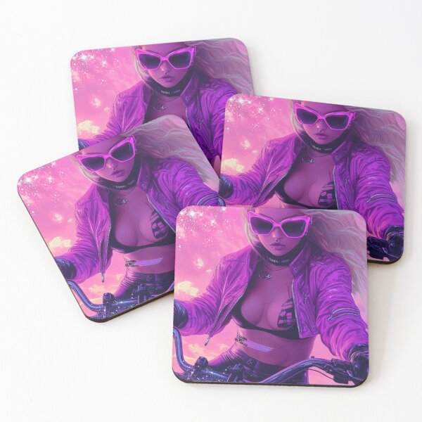 Item preview, Realistic cyber web space design girl colorful designed and sold by pinkuardesign.