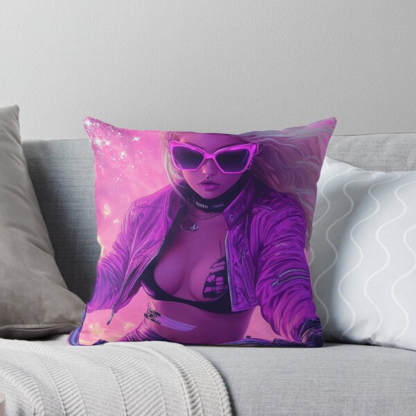 Item preview, Realistic cyber web space design girl colorful designed and sold by pinkuardesign.