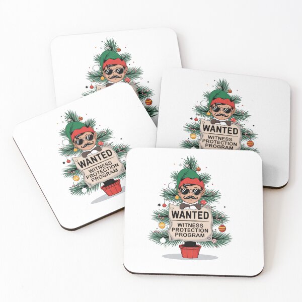 Item preview, Funny Christmas Elf in Witness Protection Program Design designed and sold by ObjCrea123.