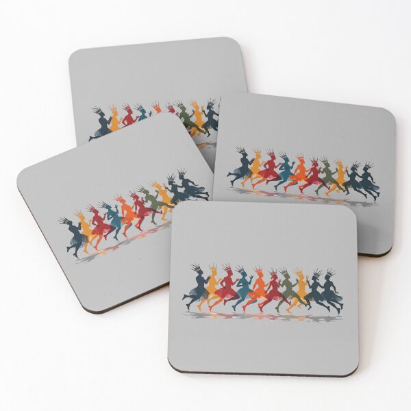 Item preview, Ten Lords A Leaping Cut-Out Stencil-Style 3 designed and sold by taiche.