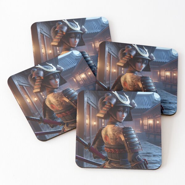 Item preview, Samurai Girl designed and sold by GalleryBrisArt.