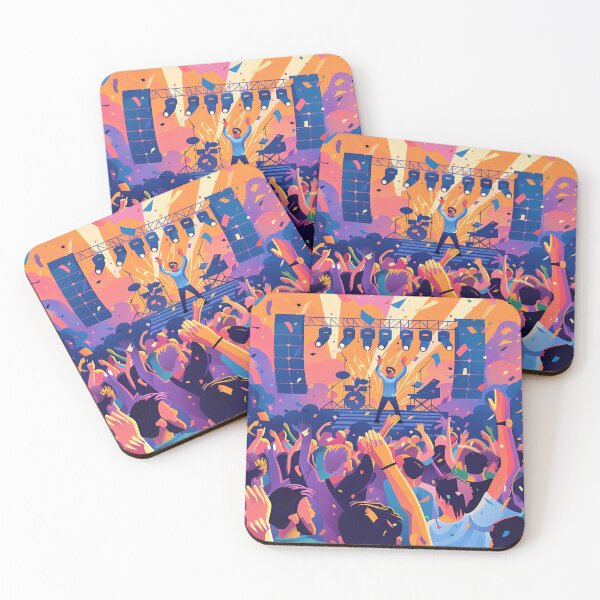 Item preview, Music Madness: The World of Festivals designed and sold by MidArtForge.