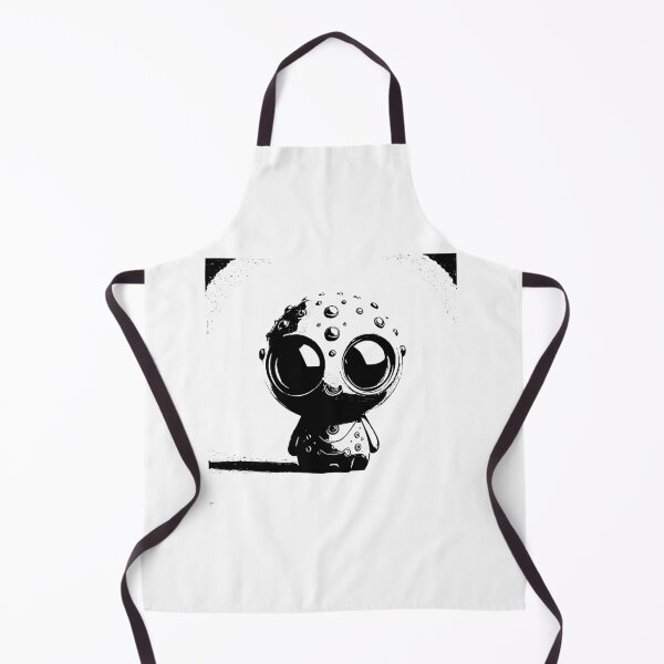 Item preview, Black and white space alien critter designed and sold by Comicalcreation.
