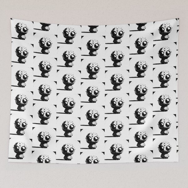 Item preview, Black and white space alien critter designed and sold by Comicalcreation.